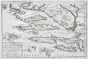 BELLIN, JACQUES NICOLAS: MAP OF DALMATIA FROM ROGOZNICA TO STON